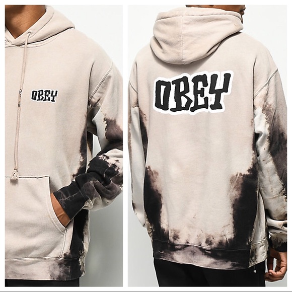Obey Mens Better Days Hooded Sweatshirt